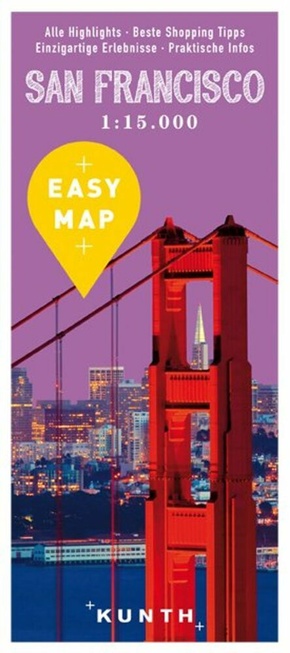 EASY MAP San Francisco mit Highway 1, 1:15.000