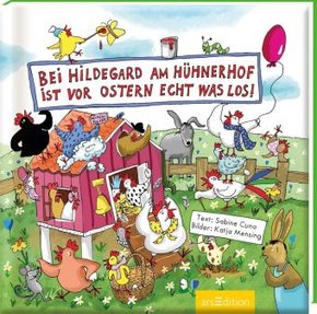 Bei Hildegard am Hühnerhof ist vor Ostern echt was los!