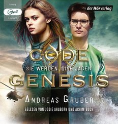 Code Genesis - Sie werden dich jagen, 1 Audio-CD, 1 MP3