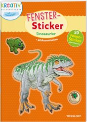 Fenster-Sticker Dinosaurier