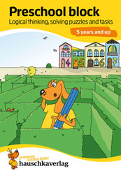 Preschool block - Logical thinking, solving puzzles and tasks 5 years and up, A5-Block