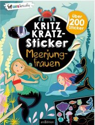 Kritzkratz-Sticker Meerjungfrauen
