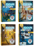 Escape History - Kinder-Rätselspiel Paket (4 Bücher)