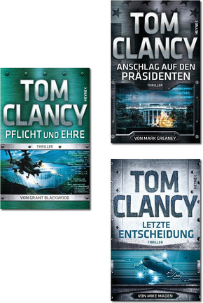 Tom Clancy - Thriller-Paket (3 Bücher)