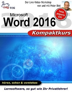 Word 2016 Kompaktkurs - Video-Training (DOWNLOAD)