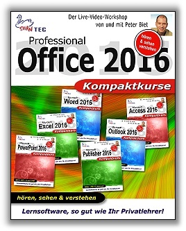 Office 2016 Professional - 6 Video-Trainings im Paket (DOWNLOAD)