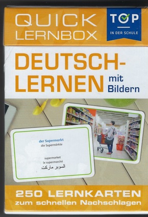Deutsch lernen mit Bildern - Quick Lernbox