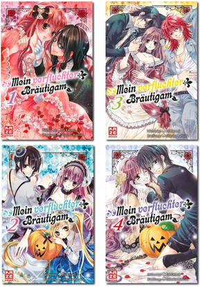 Manga Sammlung: Mein verfluchter Bräutigam Paket - Die komplette Reihe (4 Bücher)