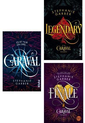Caraval - Die komplette Fantasy-Trilogie (3 Bücher, 2 Taschenbuch + 1 Paperback-Ausgabe)