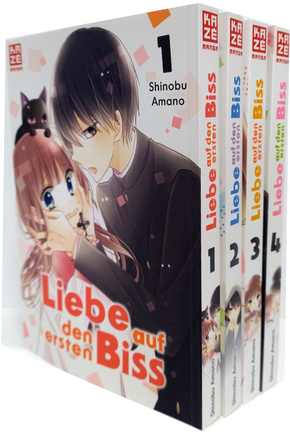 Manga Sammlung: Liebe auf den ersten Biss - Die komplette Serie (4 Bücher)