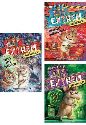 Kinderbuch-Paket: Extrem Gefährlich - Die Komplette Reihe (3 Bücher)