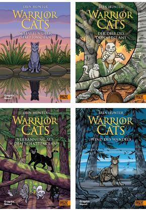 Warrior Cats Buchpaket - Graphic Novels (4 Bücher)