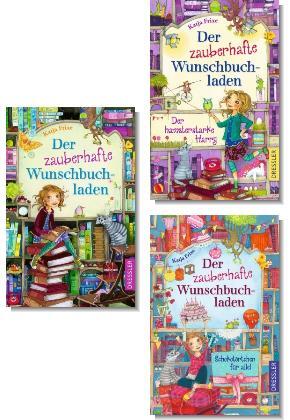 Der zauberhafte Wunschbuchladen - Kinderbuch-Paket ab 8 Jahren  (Band 1-3)