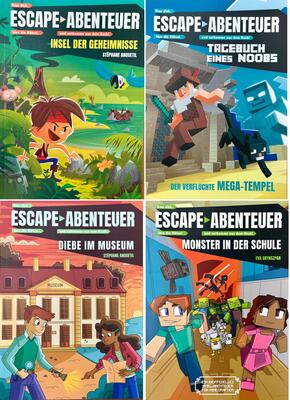 Escape Abenteuer - Rätelbücher Paket  für Kinder (4 Bücher)