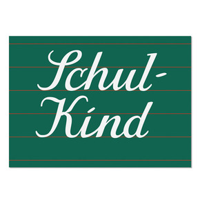 krima & isa Postkarte Schulkind