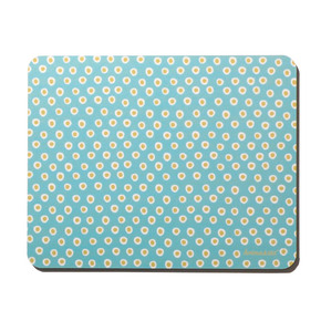 krima & isa Mousepad Tupfer Türkis
