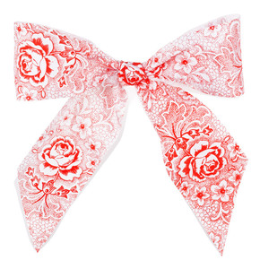 krima & isa Schleifenrolle Rosen Rot