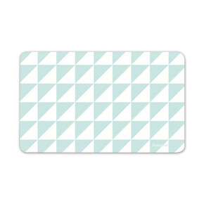 Frühstücksbrettchen Melamin – krima & isa Dreiecke Türkis