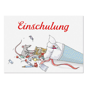 krima & isa Postkarte Schultüte