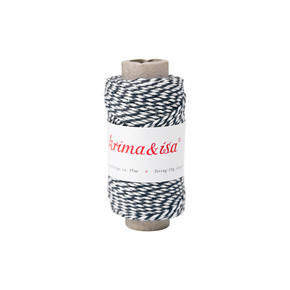 krima & isa Garnrolle Mini Schwarz