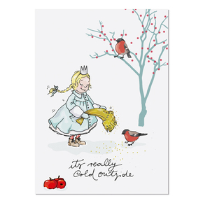 krima & isa Postkarte Eisprinzessin