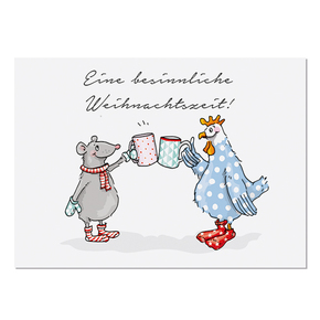 krima & isa Postkarte Glühwein