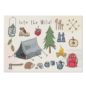 krima & isa Postkarte Wild