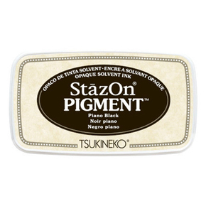 Tsukineko Stempelkissen StazOn Pigment Piano Black
