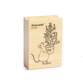 krima & isa Stempel Tannen-Maus