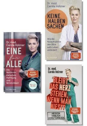 Dr. med. Carola Holzner - Doc Caro Medizin-Buchpaket (3 Bücher)