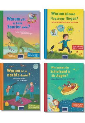 Kinderfragen & Antworten - Schlaue Geschichten (4 Bücher)