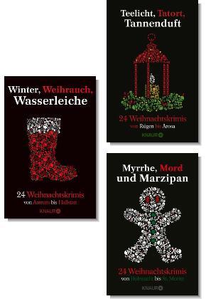 3x 24 Weihnachtskrimis - Krimi-Paket (3 Bücher)