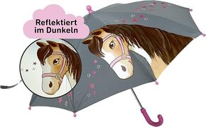 Regenschirm – Reflektierend mit Pferde Motiv