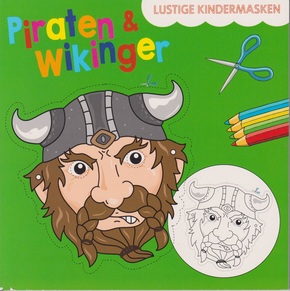 Malbuch - Piraten & Wikinger