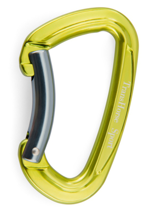 Aluminium Karabiner (Farbe: yellow)