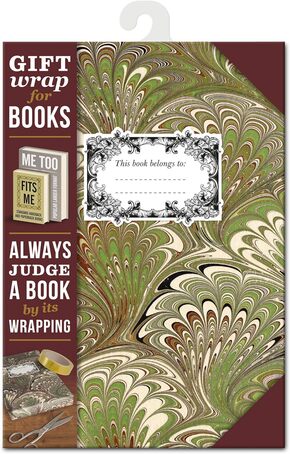 Geschenkpapier für Bücher - Marbled