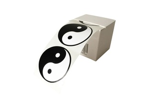 Yin-Yang Aufkleber (50 Stück)