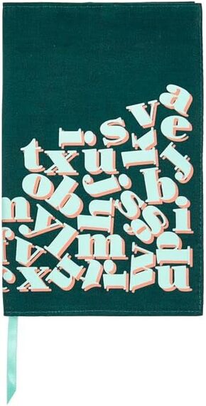libri_x Buchumschlag - Motiv Letters (Größe: S, für Taschenbücher)