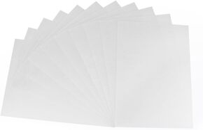 Jumbo-Set Schrumpffolienplatten, A4 0.3 mm, matt transparent, 10Blatt + 10 Schlüsselanhänger