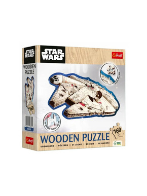 Star Wars, Millennium Falke &#8211;Konturenpuzzle aus Holz (160 Teile)
