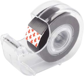 3m Schwarzes Magnet-Tape mit Abroller