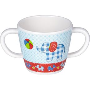 Melamin-Tasse mit 2 Henkeln  - Die Spiegelburg Elefant BabyGlück