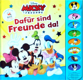 8-Button-Soundbuch, Disney Micky, Dafür sind Freunde da!