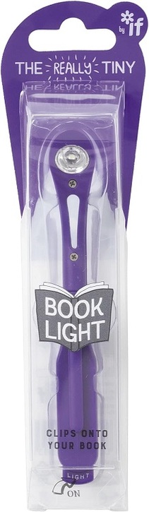 The Really Tiny Book Light - Mini Leselampe LED (Lila)