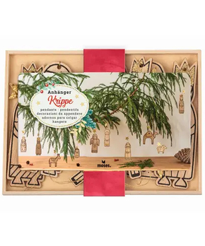 Anhänger Weihnachtskrippe (10 Teile)