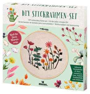 DIY Stickrahmen-Set - Blatt & Blüte