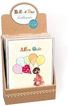 Grußkarten Paket - Motiv Belle & Boo (20 Stück)
