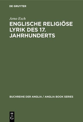 Englische religiöse Lyrik des 17. Jahrhunderts (eBook, PDF)
