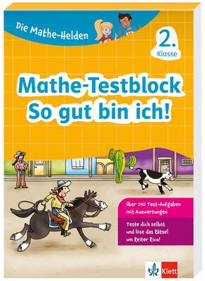 Klett Die Mathe-Helden: Mathe-Testblock So gut bin ich! 2. Klasse