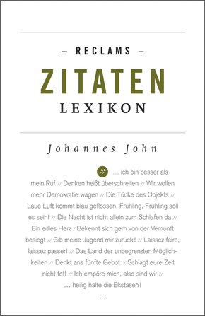 Reclams Zitaten-Lexikon (eBook, ePUB)